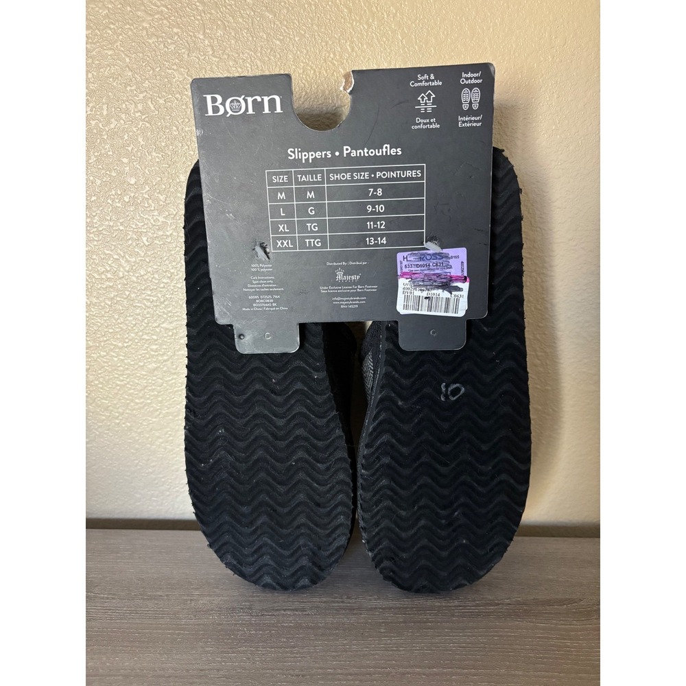 NWT Born Mens XL Slippers Sherpa Lined Indoor Outdoor Heritage Leisure Comfort - Picture 6 of 7